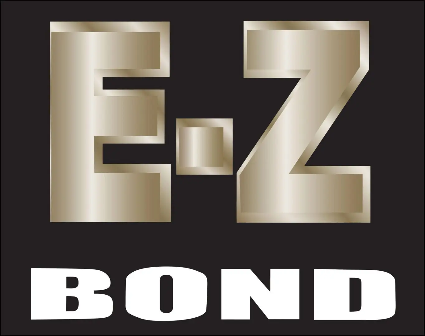 Large gold E and Z with BOND wordmark