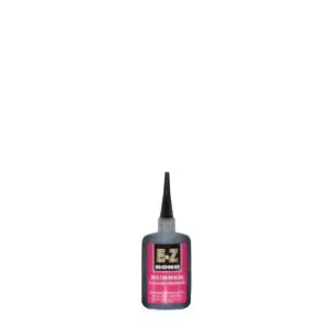 E-Z Bond pink cyanoacrylate glue bottle