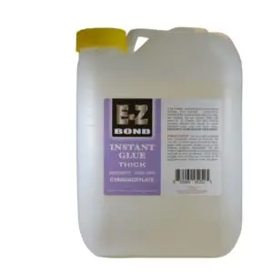 E-Z Bond thick glue canister with yellow cap