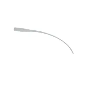 Long, white plastic pipette