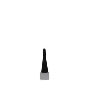 Black brush with gray handle