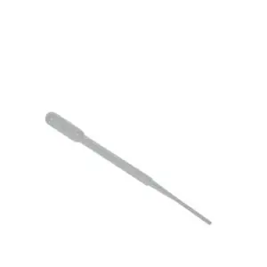 Plastic pipette isolated on white background