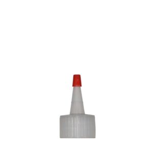 Red-tipped bottle nozzle