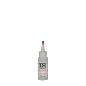 Glue bottle with red cap