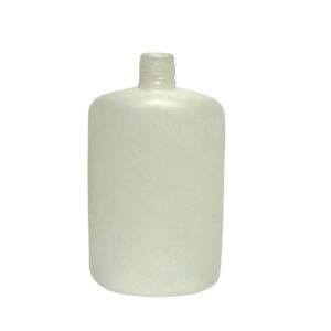 Plain cylindrical plastic bottle