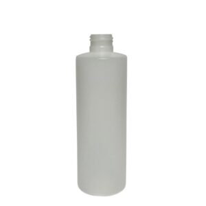Cylindrical plastic container