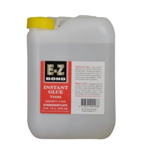 Instant glue container with yellow cap