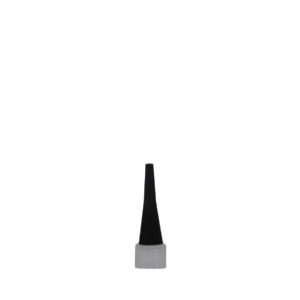 Black brush with gray handle